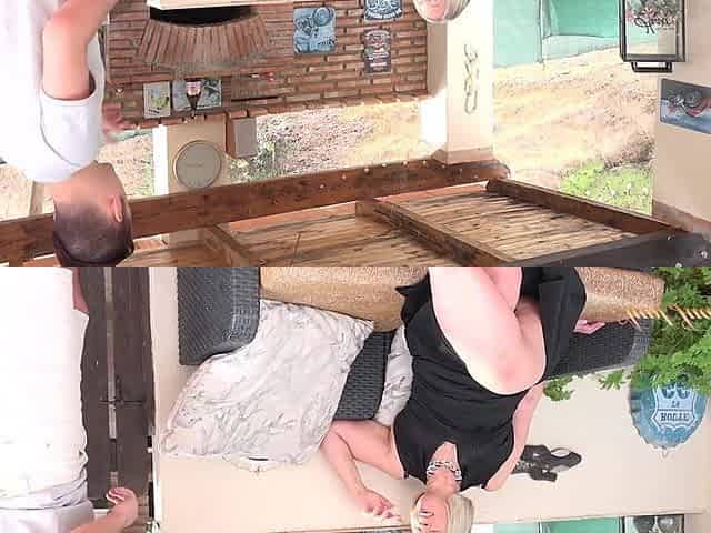 Aunt Judy's XXX - Breasty big beautiful woman Cougar Star Bangs the Waiter on Vacation