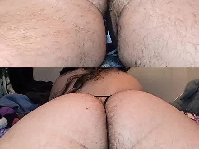 hirsute and squishy butt widening