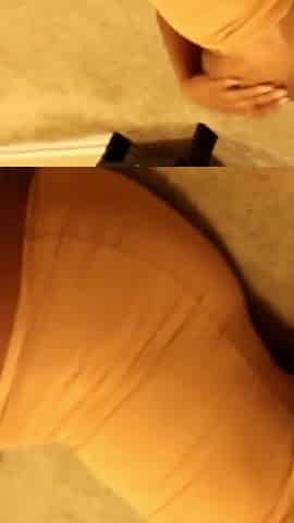 Young Bubble Booty in Dirty Yellow Dress Get Pounded From the Back