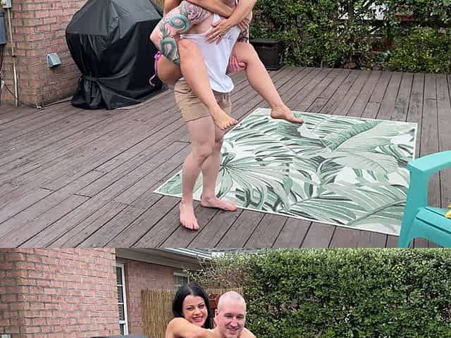Nude Lift and Carry Featuring Nadia White and Baxx