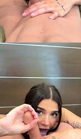 Arikytsya Busty Loves Sucking And Jerking Her Torso Dildo