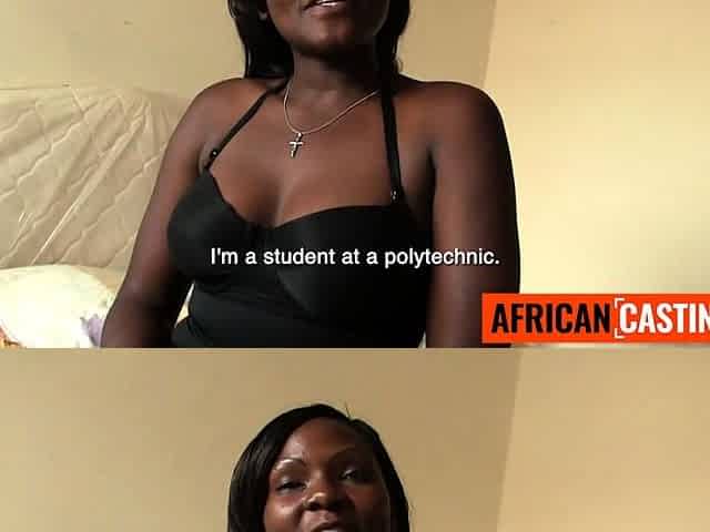 Big Tits Ebony MILF Pounded In Audition