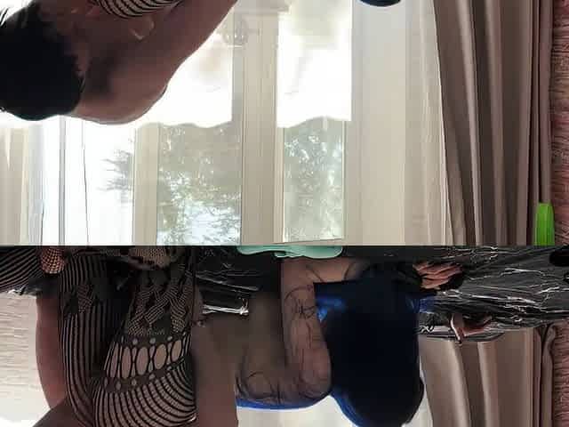 LapkaLu Rough anal with a gothic slut gape big ass in rip