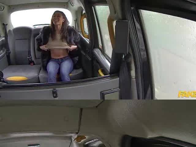 Hawt and evenly Tanned French girl anal invasion - Fake Taxi