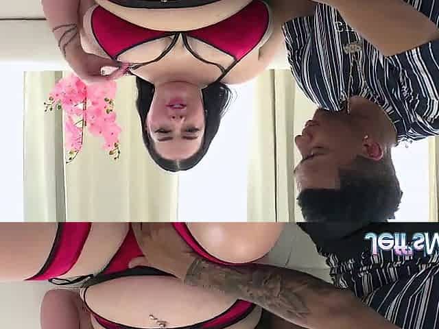 Large Ebony Schlong Ravages Obese White Hottie Aurora Rainbow