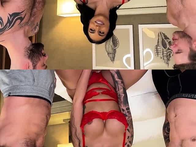Ariana Starr's FIRST MMF Threesome - Spitroasted Hard and