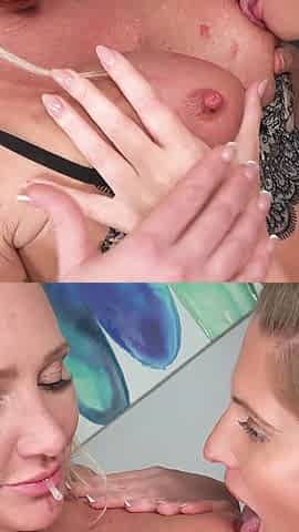 Lipstick Lovers - Stockings & Spit