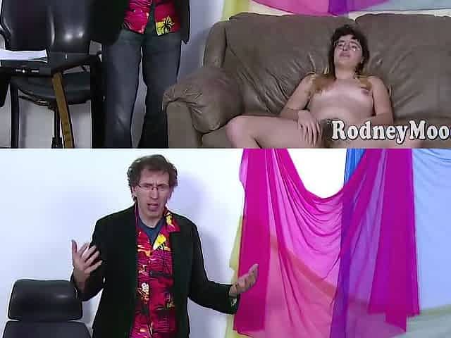 Young Hairy Amateur With Glasses Get Facial - Rodney Moore