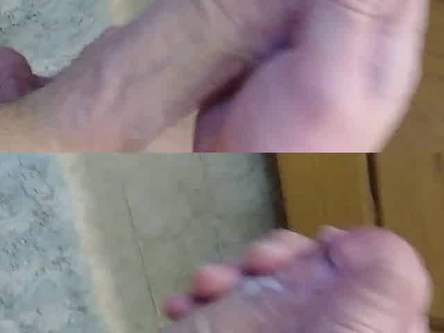Playing after shower.