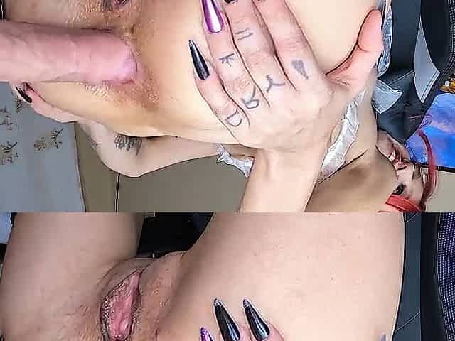 Close Up - Butt Gaping Farting NON STOP - Oozing Creampie