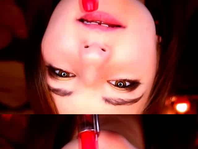 AftynRose ASMR Red Lipstick And Shoes Video