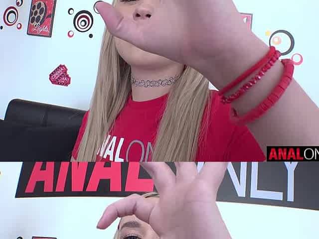 ANAL ONLY A cock for Khloe Kingsley's ass