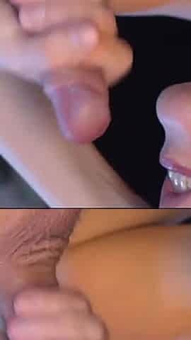 Cock Sniffing with Facial and Sucking!