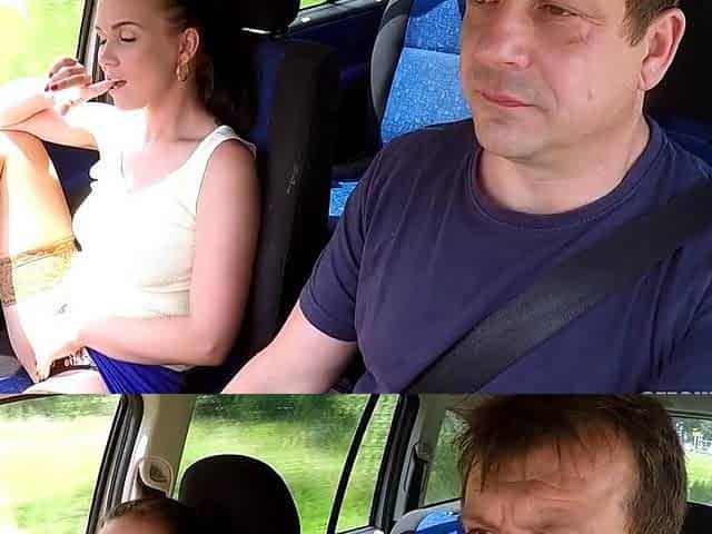 Amateur Anal Fucking In The Car