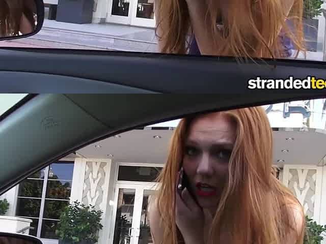 StrandedTeens - Cute redhead needs a little pleasure