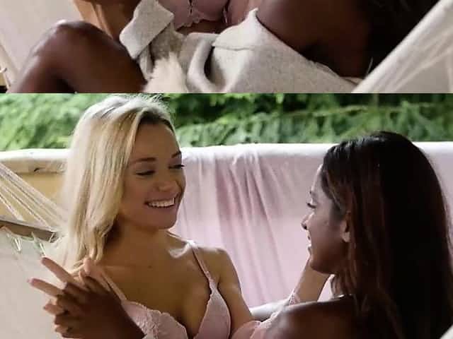 Black Sri Lankan and blonde Russian MILF