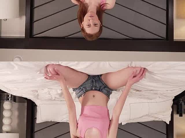 Enchanting nerdy ginger teen takes it unfathomable