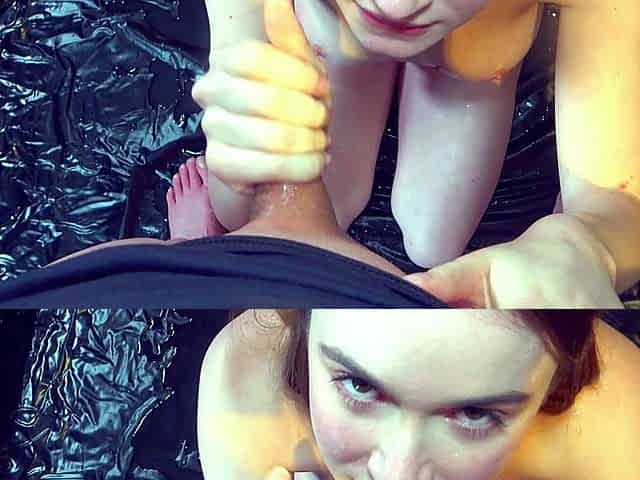 Cute Teen Blowjob Cumshot