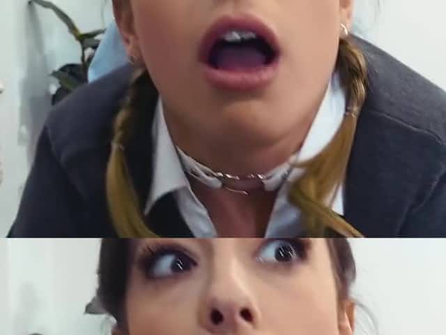 Student right in the class spread the buttocks for sex in the ass...
