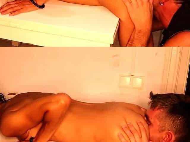 Small-Titted Brunette Amateur Takes on Big Cock for Random T