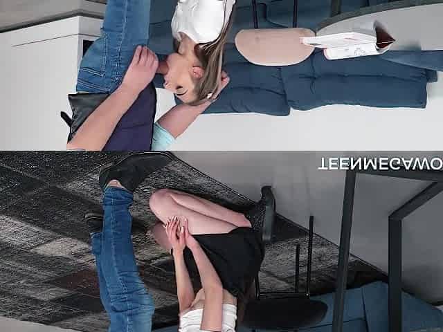 Skinny Teen 18+ Gets Properly Fucked In The Living Room - Nicole Sweet