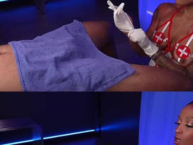 Black Nurse Milking