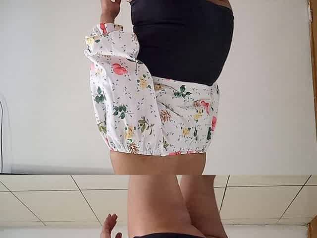 The Naughty Stepdaughter Doing Crazy Things with Her Body Undressing Until She Gets Excited and Her Milk Comes Out
