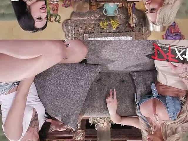 DFXTRA - Danae Mari's Free Use Chat Session - Bestie Talk During the time that GIANT Dong Pounds Her Twat Doggy