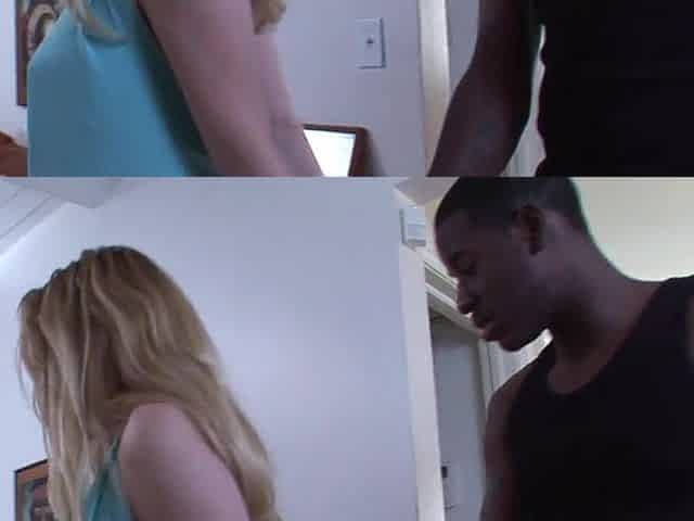 Large melons mamma banging ebony dick