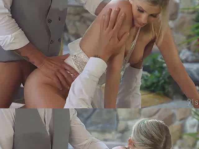 Dp Bride Candee Licious - Interracial Erotic Threesome Outdoors