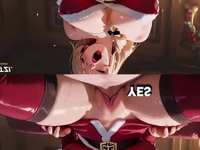 Unwrap Me Darling! Christmas Girl Gets Pounded in Cowgirl! Your Gift Under the Tree!