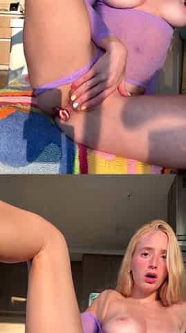 MadisonMoores Stretches Her Wet Pussy In Sunlight Onlyfans