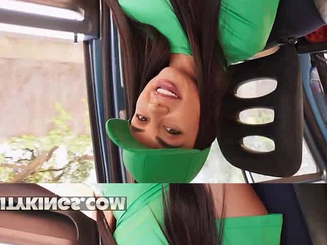 Sexy big ass latina slut gets fucked hard in a big open balcony
