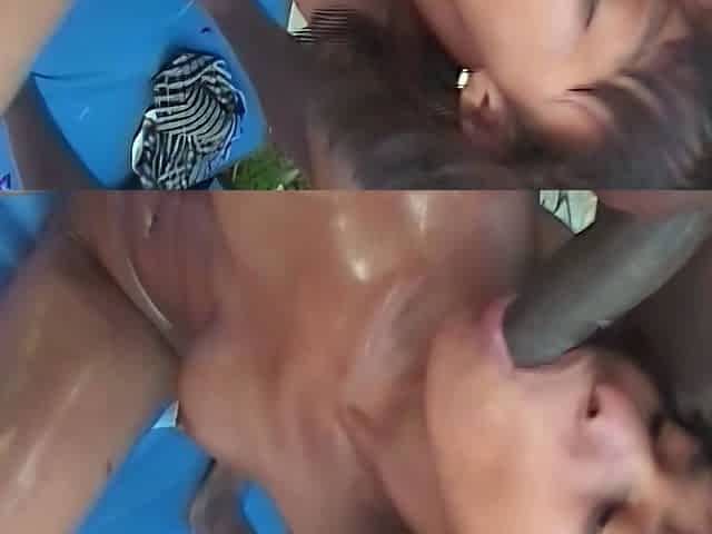 Black Gangbang Outdoor Fuck