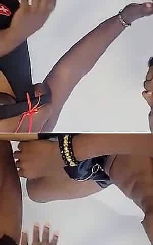Ebonychoco Spread Her Legs for Big Black Cock and Bounce Her Big Ass on It