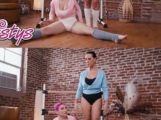 TWISTYS - Lily Lou Gets Distracted By Her Ballet Dance Teacher Texas Patti And Her Flawless Boobs