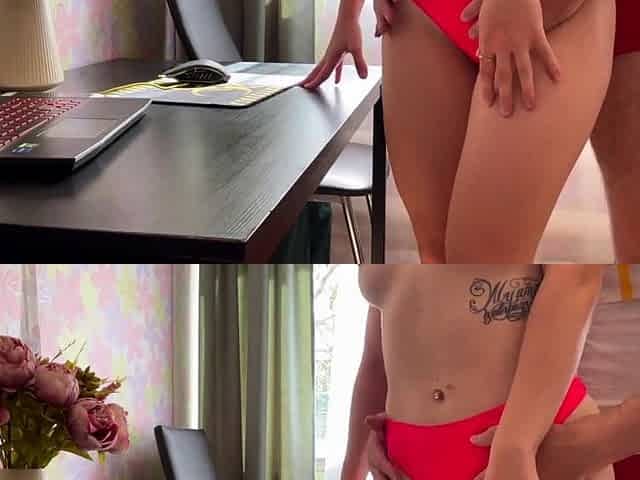 Morning Sex With My Husband - Pussy Full of Cum