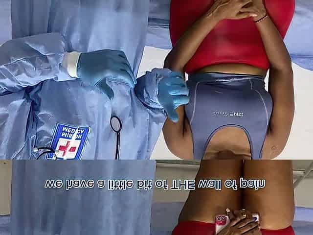 Doctor makes patient squirt during routine consultation