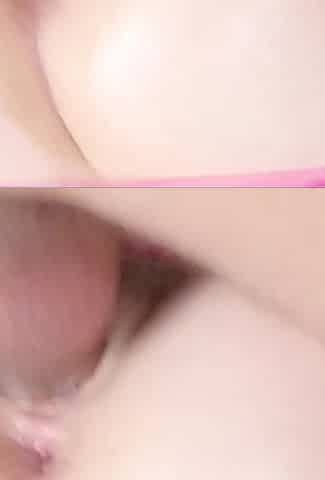 Pink Pussy Fucked and Tight Ass Creampied