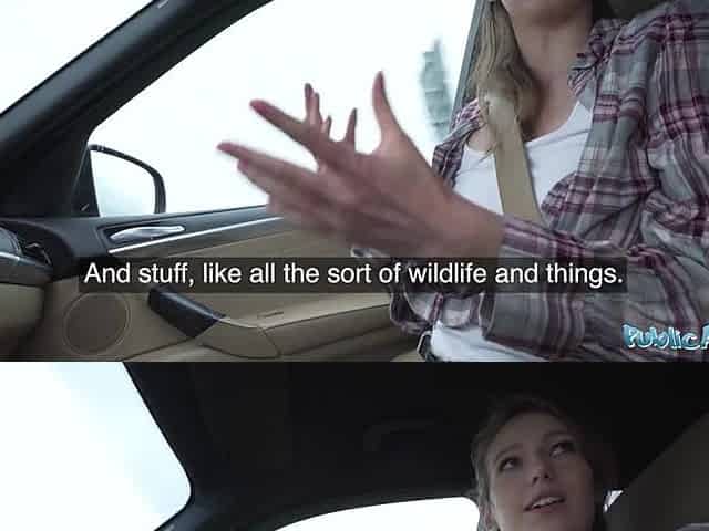 PUBLIC AGENT - Swedish Hitchhiker is a Astonishing SCREW