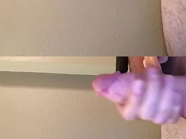 Jerking off My Large Thick Ramrod Until I Cum