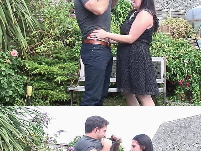 Busty Mature Lady Jessica Jay Gets Her Pussy Pounded in the Backyard