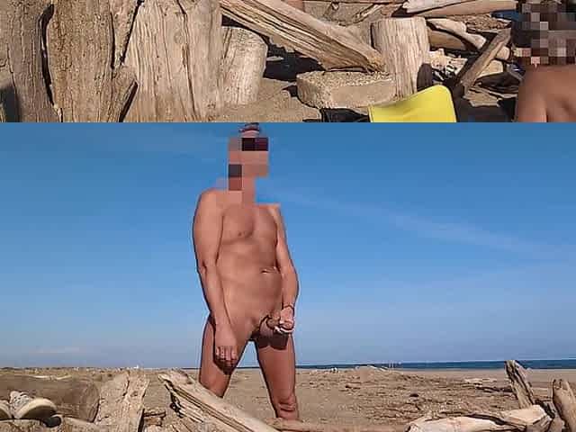 He Masturbates Standing On The Beach In Full View Of Everyone And Ejaculates. Intense Moment With Cap D'agde