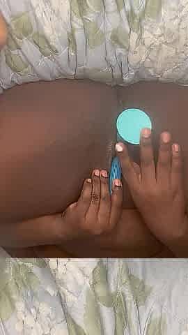 Vibrator and sextoy on charming vagina