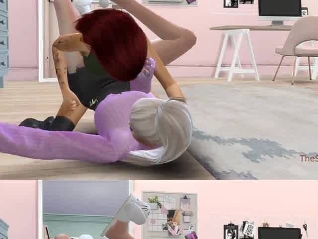 Lesbo argument turn into hardcore ding-dong screwing