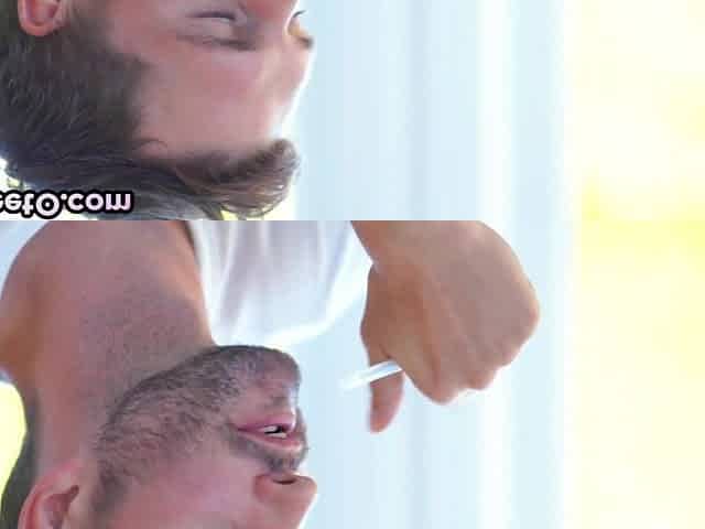 Passionate hairypussy 21yo gets screwed after licking