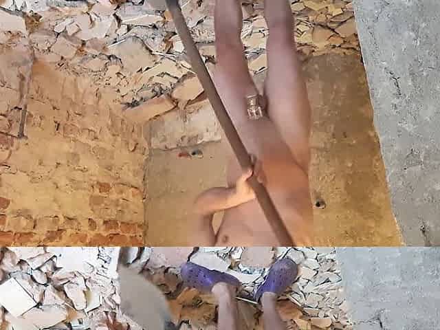 exposed in chastity hard work