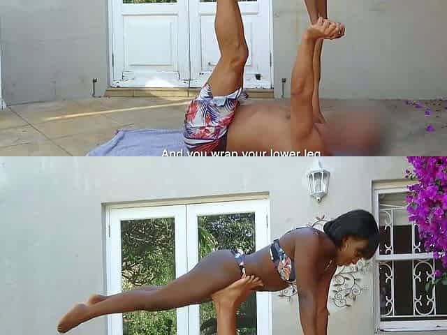 I convinced my EBONY GF for ANAL fuck outdoors