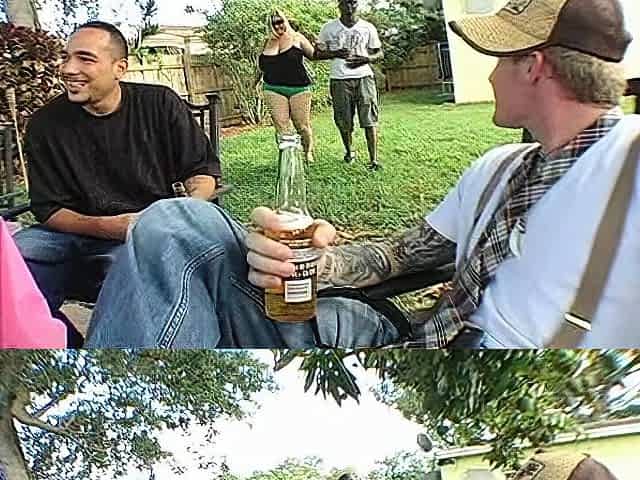 Real amateur skanks have group sex at slutty party in hi def