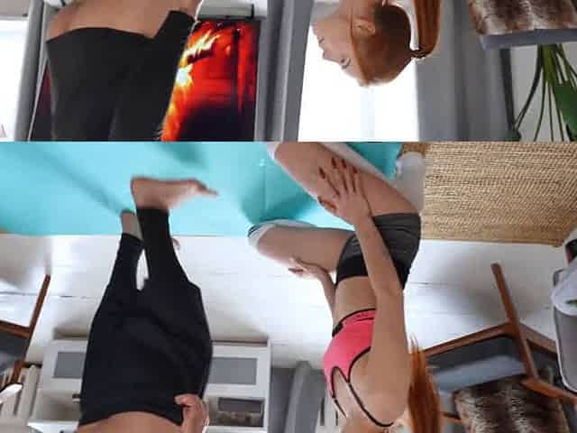 Luna Rishi's plasticity turns into athletic seduction. Horny and naked, she's the best lovemaking chick.